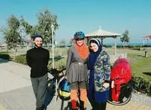 زوج دوچرخه سوار آلمانی: میهمان نوازی ایرانی ها بی نظیر است