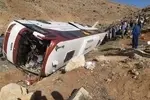 واژگونی اتوبوس در محور نطنز - اصفهان/ ۶ نفر در دم جان باختند