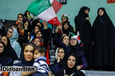 61.1 درصد مردم ایران موافق حضور زنان در ورزشگاه‌ها هستند