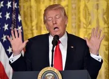 روایت خبرنگار بی‌بی‌سی از گاف عجیب کاخ سفید + عکس