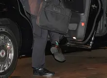 جوراب های پمپئو سوژه رسانه ها شد+عکس