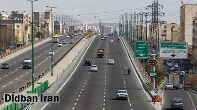 کاهش ترافیک صبحگاهی تهران به دنبال تعطیلی مراکز آموزشی و دورکاری کارمندان 