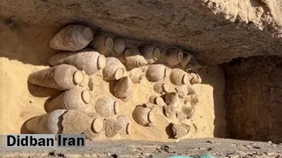 کشف کوزههای شراب با قدمت ۵۰ قرن+عکس