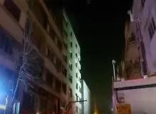  احتمال ریزش ساختمان ۱۵۳/ آژیر خطر در تهران به صدا درآمد+فیلم 