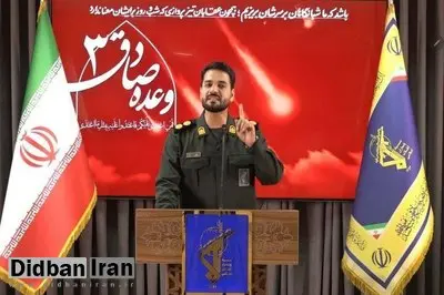 سرهنگ پاسدار ایمان تاجیک سخنگوی عملیات وعده صادق ۳ شد