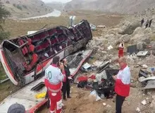 ۷ کشته در واژگونی اتوبوس سربازان در پلدختر