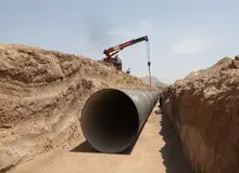 آتش‌سوزی عمدی خط انتقال آب به دشتیاری توسط افراد ناشناس