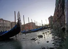 کم‌آبی به ونیز رسید+فیلم