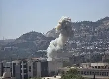 حمله هوایی اسرائیل به حومه دمشق