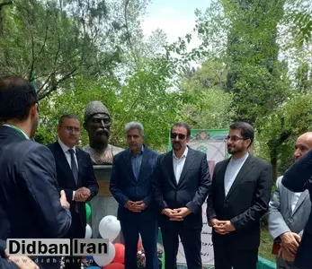 رونمایی از سردیس شاعر اوستیایی در دانشگاه علامه