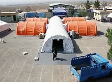 راه‌اندازی بیمارستان صحرایی در قزوین