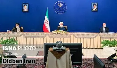 حسن روحانی از ابراهیم رئیسی و قالیباف میزبانی می‌کند
