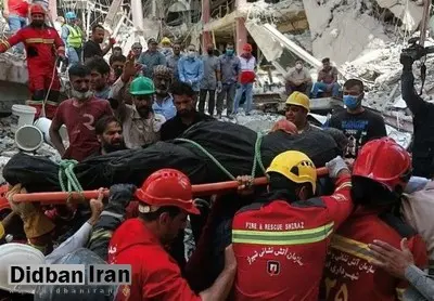 وزیر کشور: جمعآوری جسدهای مدفون در ساختمان متروپل آبادان پایان یافت