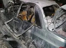 انفجار پراید به همراه سرنشینش در تبریز