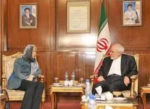 هلگا اشمید با ظریف دیدار کرد/ برجام و اوضاع سیاسی منطقه محور گفت و گوها