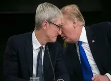 مدیرعامل شرکت اپل از ترامپ حمایت کرد/ تیم کوک به دونالد ترامپ وعده پیشرفت اقتصادی پس از همه گیری کرونا را داد