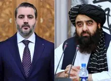تماس تلفنی وزیر خارجه حکومت طالبان با وزیر خارجه الجولانی / امیرخان متقی:  همبستگی و حمایت متقابل را ضروری می‌دانیم