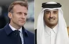 تأکید مکرون و امیر قطر بر لزوم کاهش تنش‌ها در منطقه