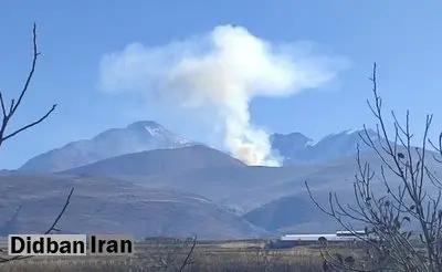 آتش مراتع کوه سبلان را سوزاند