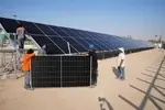 آغاز نصب پنل‌های خورشیدی در نیروگاه ۱۵.۲ مگاواتی شرکت پالایش گاز بیدبلند خلیج‌فارس