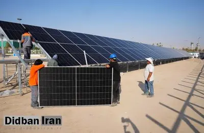 آغاز نصب پنلهای خورشیدی در نیروگاه ۱۵.۲ مگاواتی شرکت پالایش گاز بیدبلند خلیجفارس