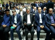 حضور دکتر جهانگیری در مجلس ترحیم حجت الاسلام والمسلمین سید احمد مرعشی