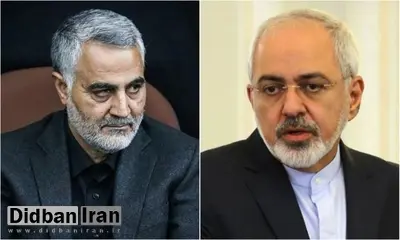 انتقاد روزنامه اصولگرا از ایجاد دوگانه ظریف - سلیمانی
