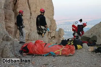 جان باختن ۳ نفر بر اثر سقوط از کوه صفه اصفهان