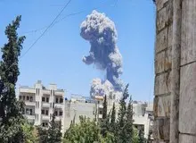 انفجار انبار مهمات در حومه ادلب سوریه