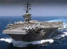 فاکس نیوز: موشک بالستیک ایرانی در ۱۰۰ مایلی ناو نیمیتز فرود آمده است