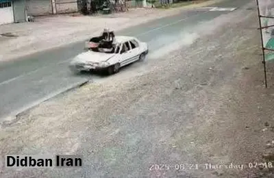 زیر گرفتن ۲ زن با ماشین در نوشهر+فیلم 