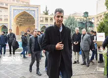 عادل فردوسی پور در مراسم یادبود جان‌باختگانِ شریف در حادثه پرواز ۷۳۷+ تصاویر