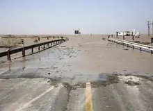 سیل جاده اهواز - آبادان را بست
