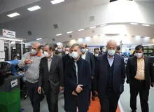 آئیین افتتاح خط تولید کامپیوتر خودرو در شرکت سازه پویش+تصاویر