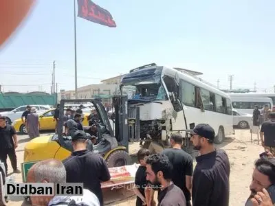 تصادف مینی‌بوس حامل زائران ایرانی در محور نجف به کربلا/ ۱۶ نفر مصدوم شدند