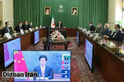 قالیباف با رئیس کنگره ملی چین گفت و گو کرد