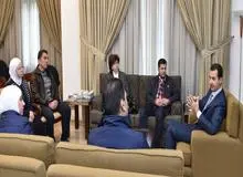 رییس جمهور سوریه مجددا در رسانه ها ظاهر شد/ شایعه سکته اسد رنگ باخت