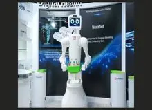 رونمایی از نخستین ربات پرستار در جهان / «نورا بات»‌ وارد بیمارستان شد