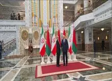 استقبال رسمی رئیس جمهور بلاروس از پزشکیان
