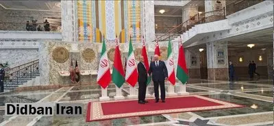 استقبال رسمی رئیس جمهور بلاروس از پزشکیان
