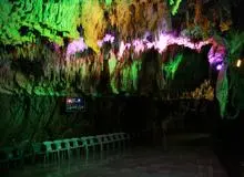 از تهران تا تنها غار آبی جهان 3 ساعت فاصله دارید 
