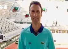 حضور داور ایرانی در مسابقات تنیس المپیک پاریس 