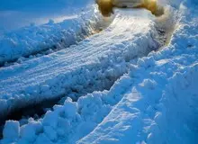 ارتفاع برف در مناطق کوهستانی مازندران به ۴۰ سانتیمتر رسید