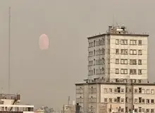 اولین عکس از ماه خونین در تهران+عکس 