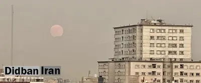اولین عکس از ماه خونین در تهران+عکس
