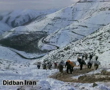 مرگ یک کولبر در مرز مریوان