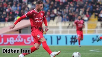 عکسی غیرمتعارف از مهاجم پرسپولیس در دبی
