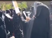  تظاهرات زنان هرات با شعار نترسید، نترسید ما همه با هم هستیم!/ FILM