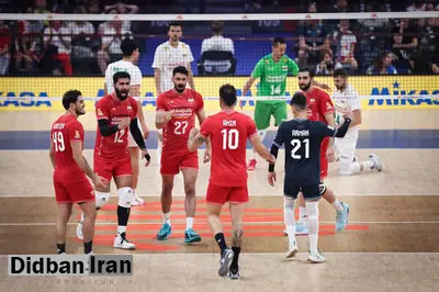 صعود تیم ملی والیبال ایران در رنکینگ جهانی