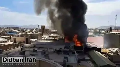 آتشسوزی در پشتبام پاساژ بازار تهران مهار شد